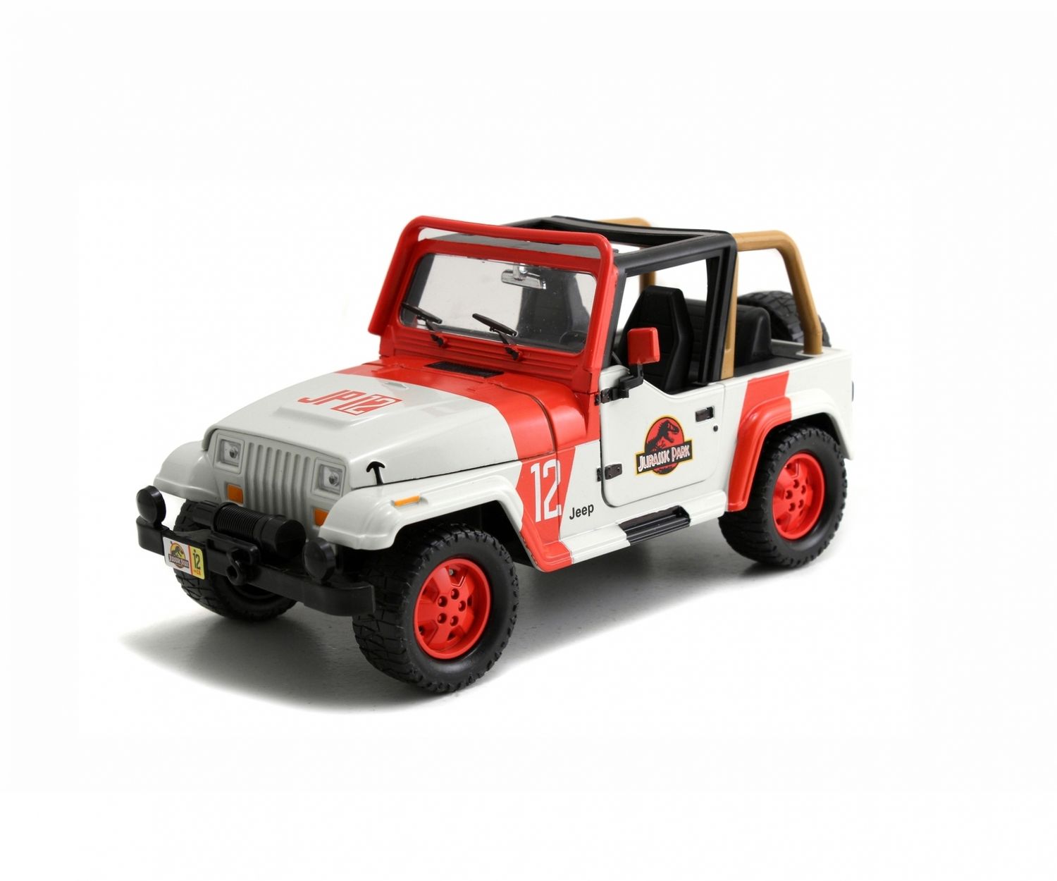 Jurassic Park 1992 Jeep Wrangler 1:24 Jurassic Park 1992 Jeep Wrangler 1:24